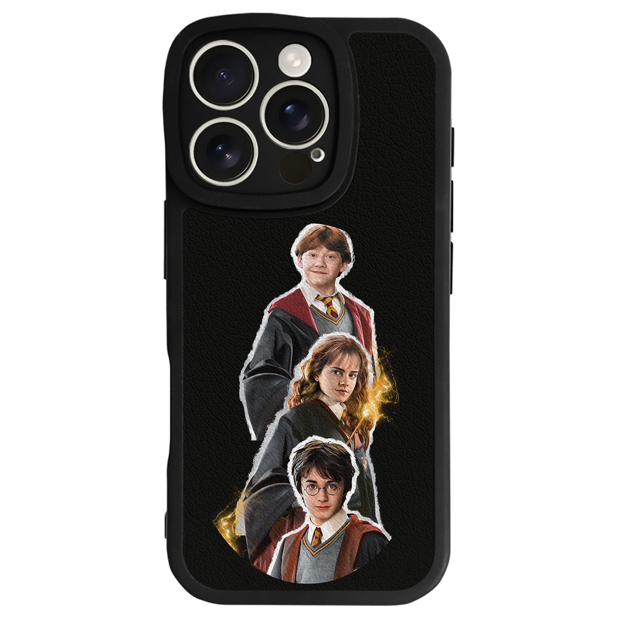 （画像用） Harry Potter ハリー・ポッターシリーズ 【iPhone 16シリーズ対応】シリコンスマホケース（レザー調） 材質：シリコン